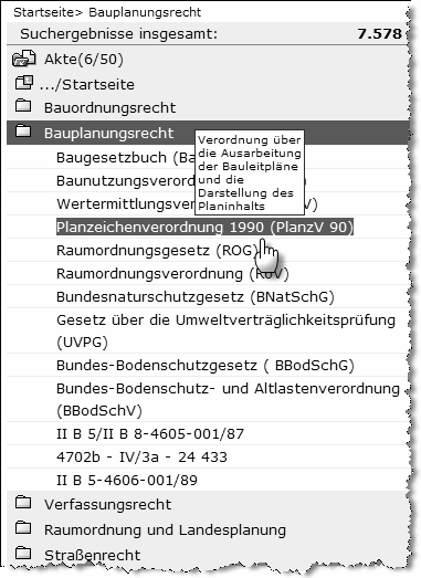 Abbildung: Unterpunkt Navigation