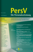 Die Personalvertretung (PersV)