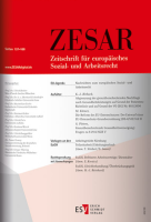 Abbildung: Zeitschrift für europäisches Sozial- und Arbeitsrecht (ZESAR)