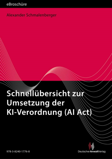 Schnellübersicht zur Umsetzung der KI-Verordnung (AI Act)