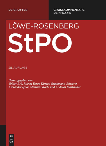  Löwe/Rosenberg StPO