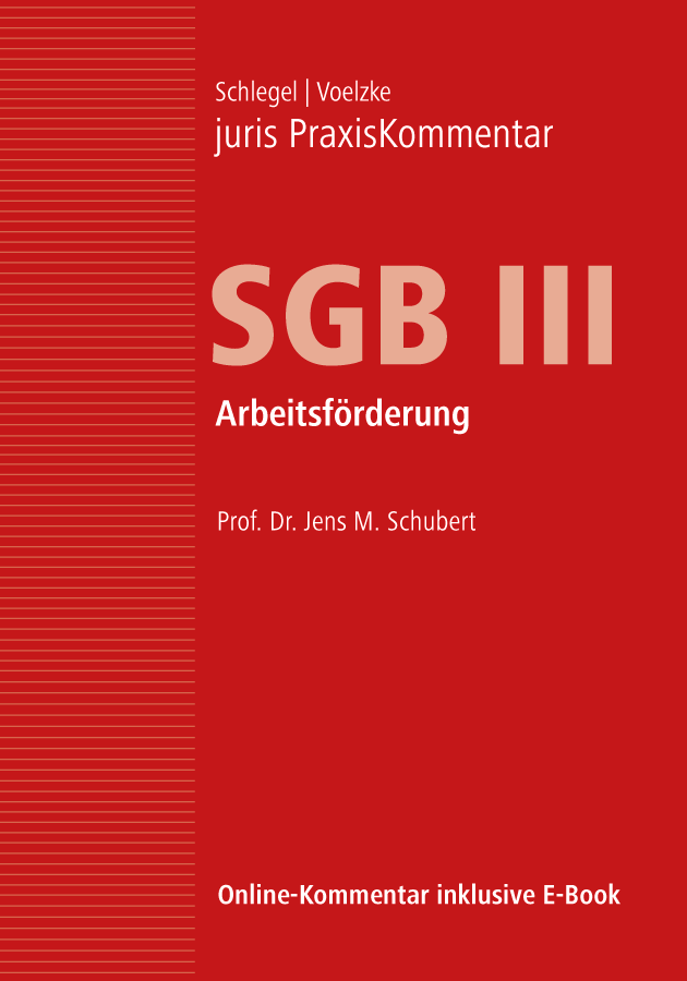 Abbildung: juris PraxisKommentar SGB III – Arbeitsförderung 