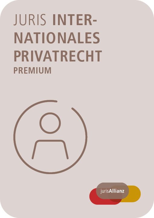 Abbildung: juris Internationales Privatrecht Premium