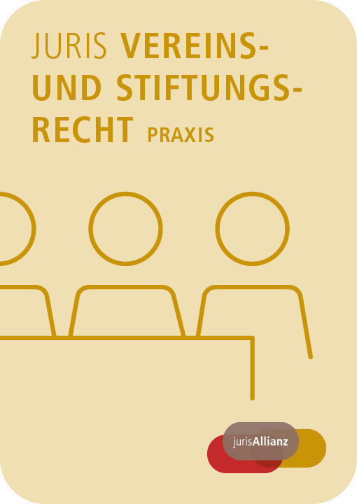 Abbildung: juris Vereins- und Stiftungsrecht Praxis