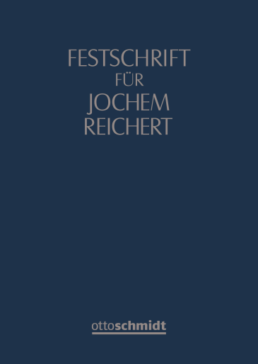  Festschrift für Jochem Reichert zum 70. Geburtstag