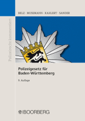 Abbildung: Polizeigesetz für Baden-Württemberg