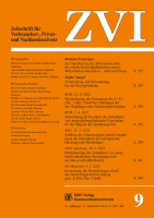 Zeitschrift für Verbraucher-, Privat- und Nachlassinsolvenz (ZVI)
