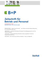 Zeitschrift für Betrieb und Personal (B+P)