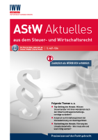 Aktuelles aus dem Steuer- und Wirtschaftsrecht (AStW)